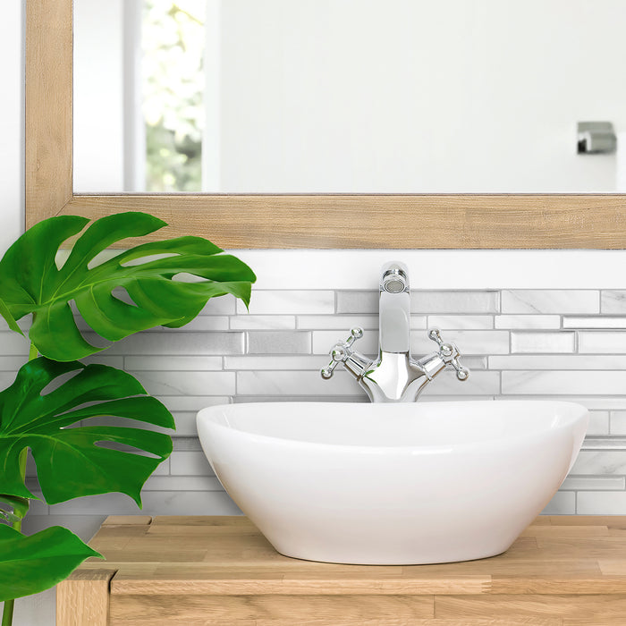 Dosseret Smart Tiles peler et coller 12 x 10, 4 feuilles - Milano Carrera