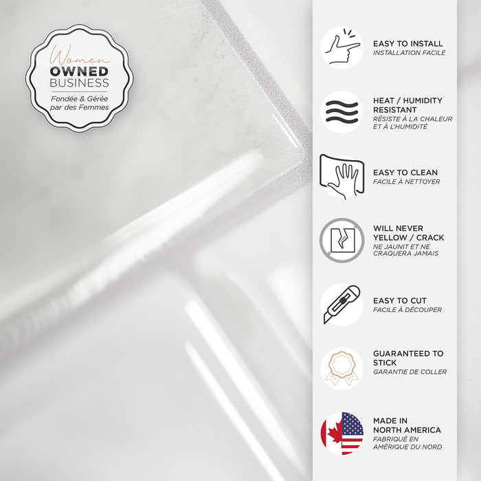 Dosseret Smart Tiles peler et coller 12 x 9, 4 feuilles - Metro Carrera