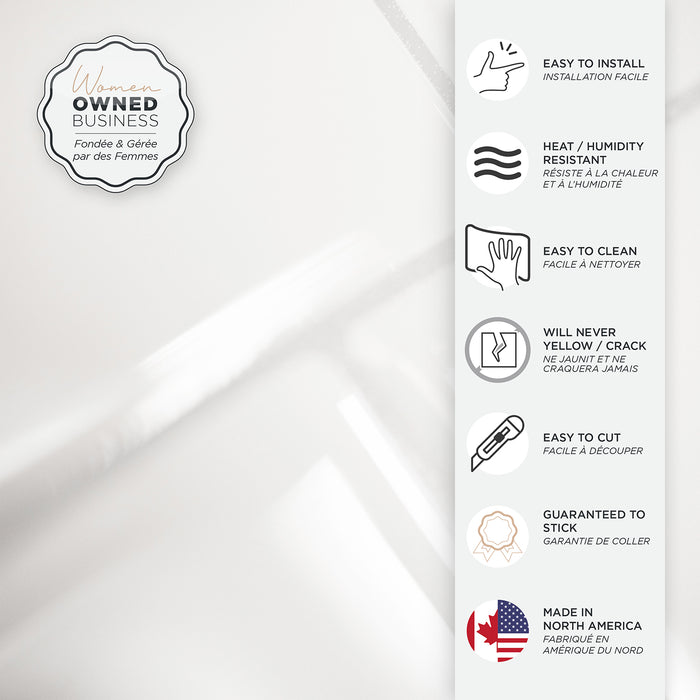Dosseret Smart Tiles peler et coller 12 x 9, 4 feuilles - Metro Campagnola