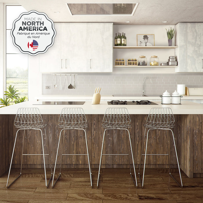 Dosseret Smart Tiles peler et coller 12 x 9, 4 feuilles - Metro Cassandra