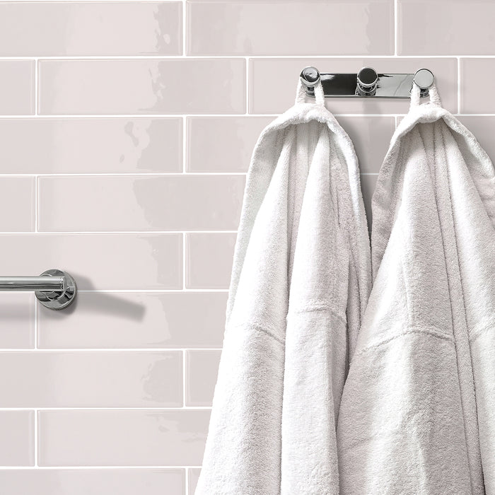 Dosseret Smart Tiles peler et coller 23 x 11, 2 feuilles - Oslo Grey