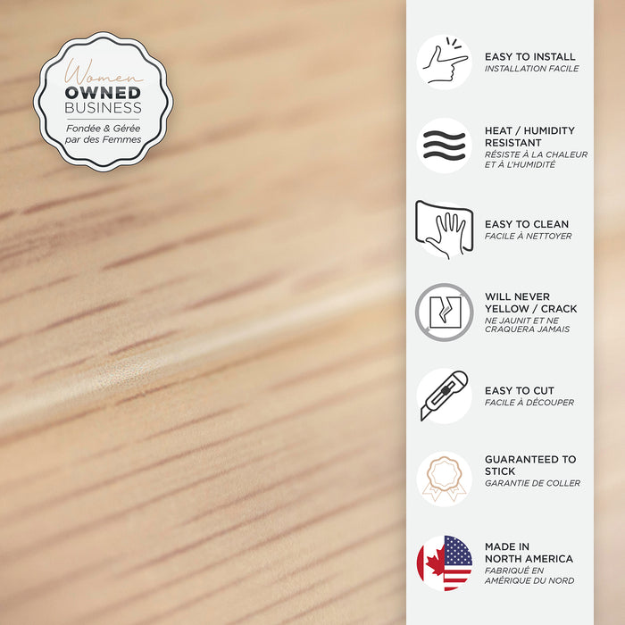 Dosseret Smart Tiles peler et coller 23 x 12, 2 feuilles - Norway Oak