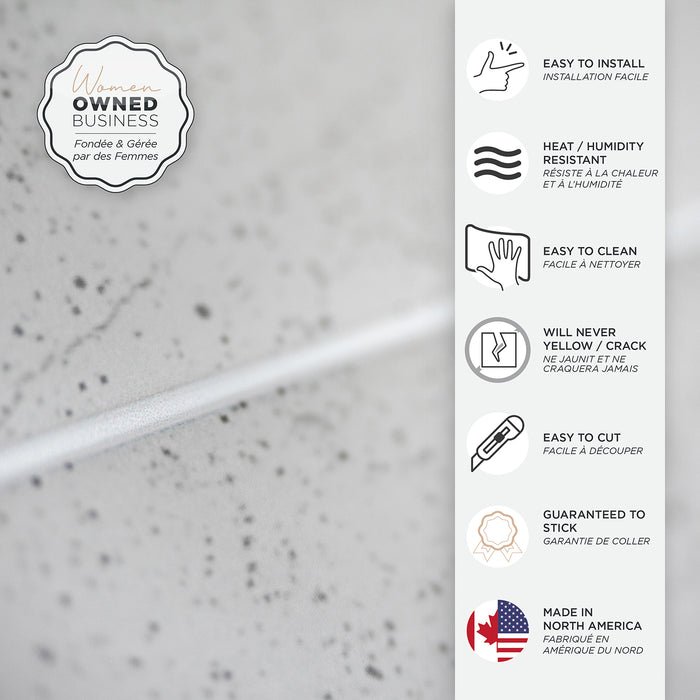 Dosseret Smart Tiles peler et coller 23 x 12, 2 feuilles - Norway Alta