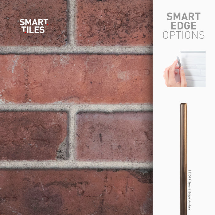 Dosseret Smart Tiles peler et coller 21 x 11, 2 feuilles - Brik Porto