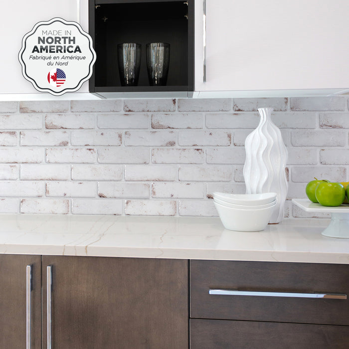 Dosseret Smart Tiles peler et coller 21 x 11, 2 feuilles - Brik Toscana