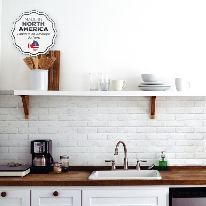 Dosseret Smart Tiles peler et coller 21 x 11, 2 feuilles - Brik Zurich