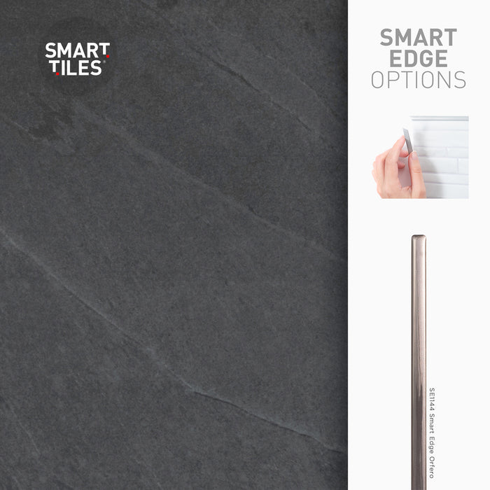 Dosseret Smart Tiles peler et coller 23 x 12, 2 feuilles - Blok Slate
