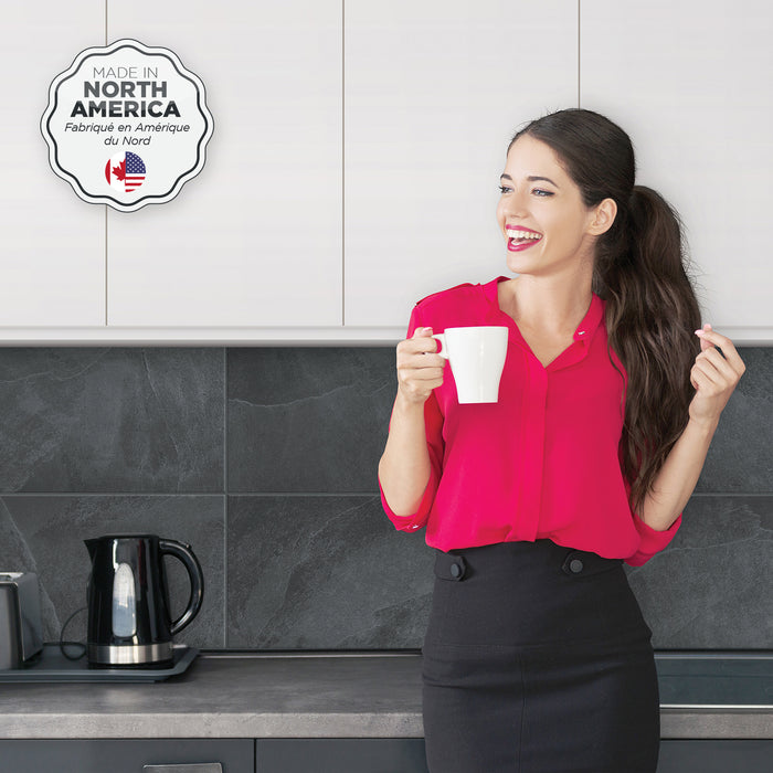 Dosseret Smart Tiles peler et coller 23 x 12, 2 feuilles - Blok Slate