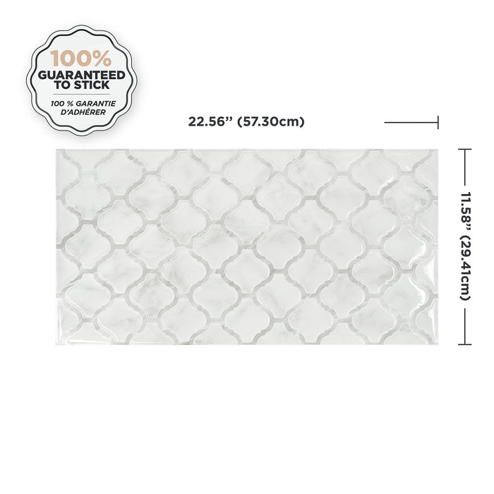 Dosseret Smart Tiles peler et coller 23 x 12, 2 feuilles - Blok Arabesco
