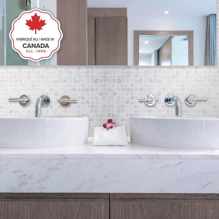 Dosseret Smart Tiles peler et coller 23 x 12, 2 feuilles - Blok Minimo