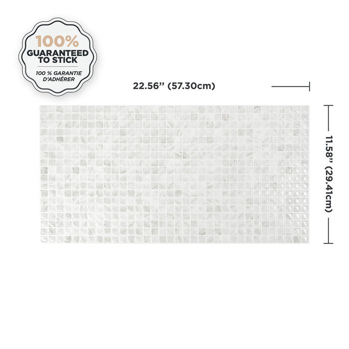 Dosseret Smart Tiles peler et coller 23 x 12, 2 feuilles - Blok Minimo