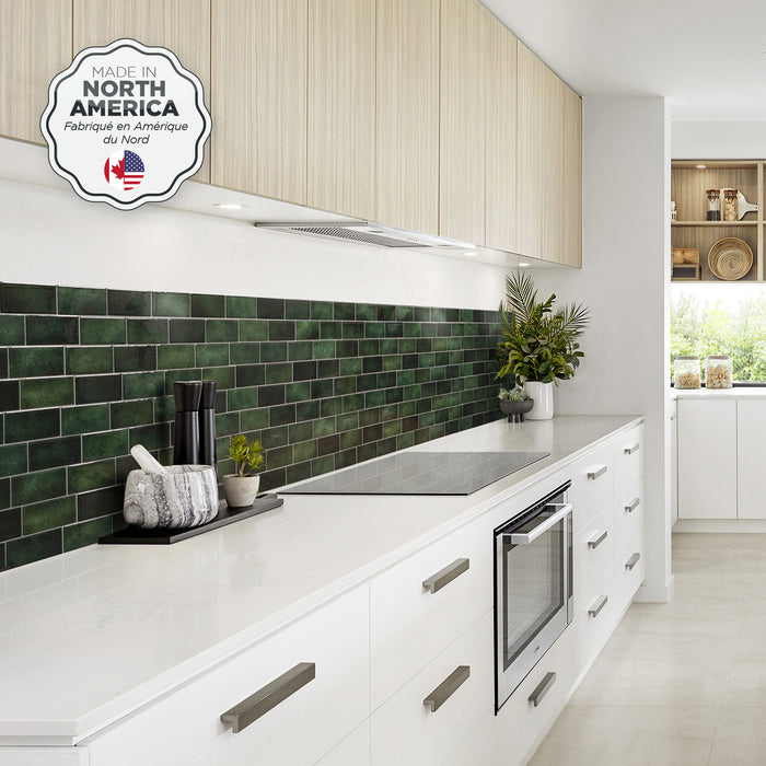 Dosseret Smart Tiles peler et coller 12 x 9, 4 feuilles - Metro Fiona