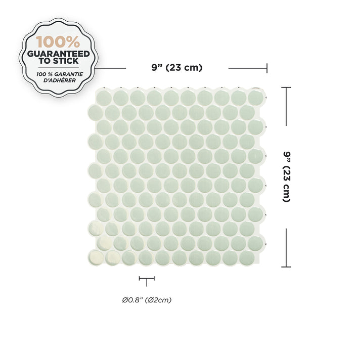 Dosseret Smart Tiles peler et coller 9 x 9, 4 feuilles - Penny Sergio
