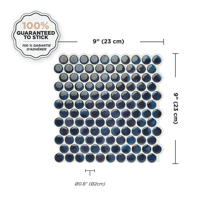 Dosseret Smart Tiles peler et coller 9 x 9, 4 feuilles - Penny Davy