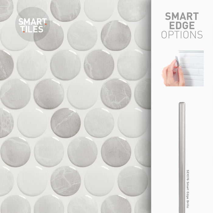 Dosseret Smart Tiles peler et coller 9 x 9, 4 feuilles - Penny Roccia