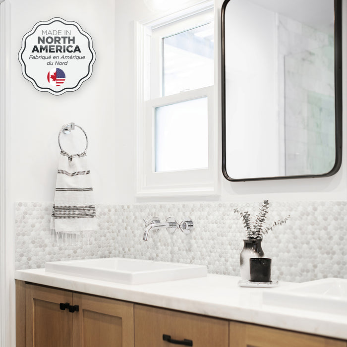 Dosseret Smart Tiles peler et coller 9 x 9, 4 feuilles - Penny Terra