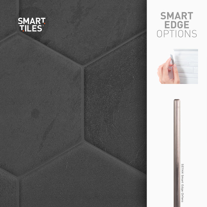 Dosseret Smart Tiles peler et coller 10 x 11, 4 feuilles - Hexa Walton