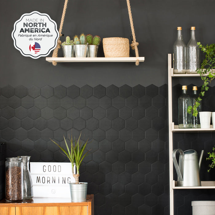 Dosseret Smart Tiles peler et coller 10 x 11, 4 feuilles - Hexa Walton