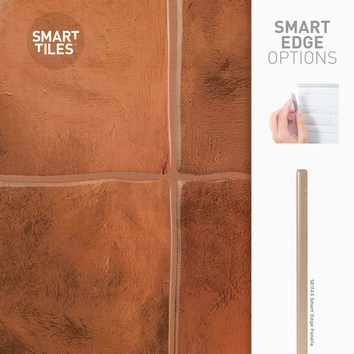Dosseret Smart Tiles peler et coller 9 x 9, 4 feuilles - Zellige Safi