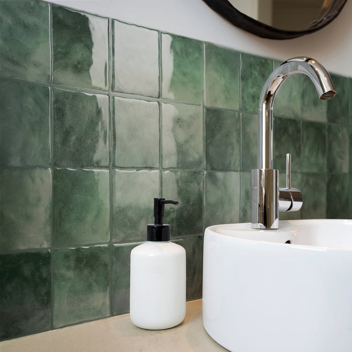 Dosseret Smart Tiles peler et coller 9 x 9, 4 feuilles - Zellige Taza