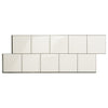 Dosseret Smart Tiles peler et coller 22 x 8, 2 feuilles - Square Velden