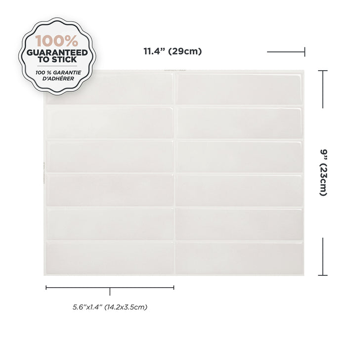 Dosseret Smart Tiles peler et coller 12 x 9, 4 feuilles - Morocco Essaouira