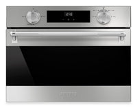 Four à micro-ondes électrique compact et encastré Smeg de 24 po - SOCU2300MX