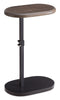 Cedric 18" Adjustable Accent Table – Walnut Oak and Black | Table d’appoint réglable Cedric de 18 po - chêne noyer et noir