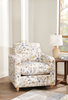 Made in Canada Sofa Lab Customizable Club 36" Fabric Accent Chair with Wood Legs – Dust Accent Fabric | Fauteuil d’appoint personnalisable Club de Sofa Lab de 36 po fabriqué au Canada en tissu avec pattes en bois - tissu décoratif Dust