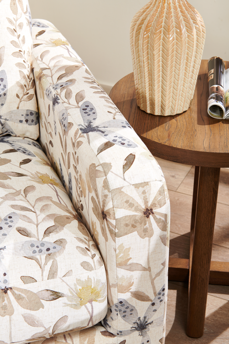 Fauteuil d’appoint personnalisable Club de Sofa Lab de 36 po fabriqué au Canada en tissu avec pattes en bois - tissu décoratif Dust