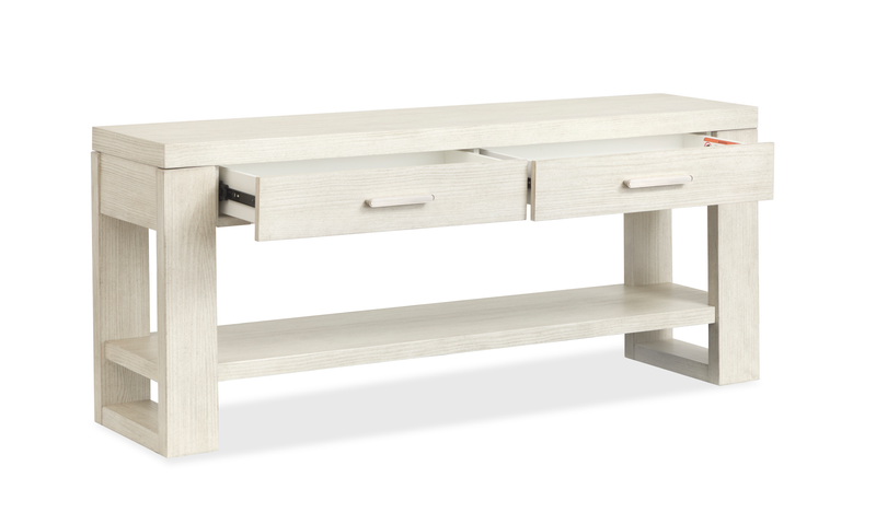 Table de salon Albany de 64 po avec rangement - brume de Balboa