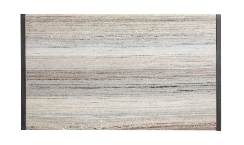 Table à café Alders de 52 po avec dessus en marbre et rangement - noir Ravenwood