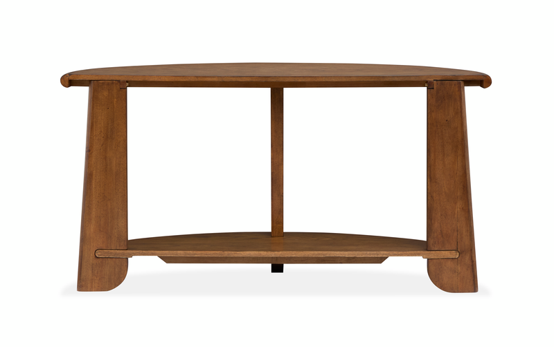 Table de salon Baltic de 54 po avec rangement - brun-fauve 