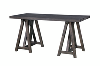 Bureau Benhill de 62 po - charbon vieilli