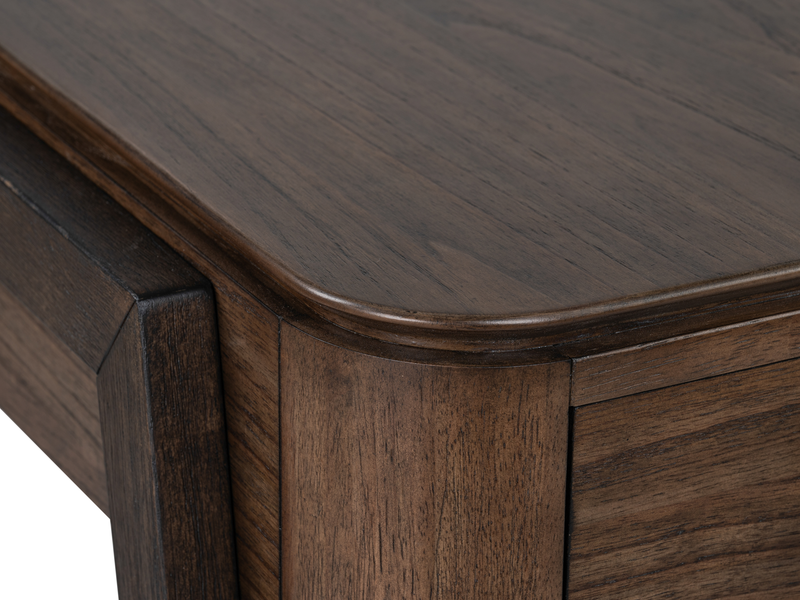 Table de bout Camdale de 22 po avec rangement - chocolat