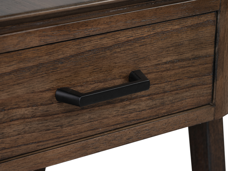 Table de bout Camdale de 22 po avec rangement - chocolat