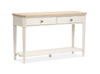 Table de salon Collins de 50 po avec rangement - bois de grève
