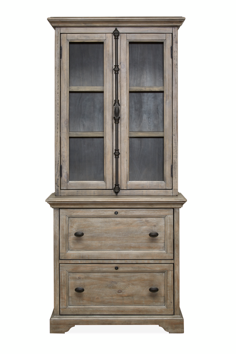 Classeur Harold de 32 po avec tiroirs verrouillables - gris tourterelle 