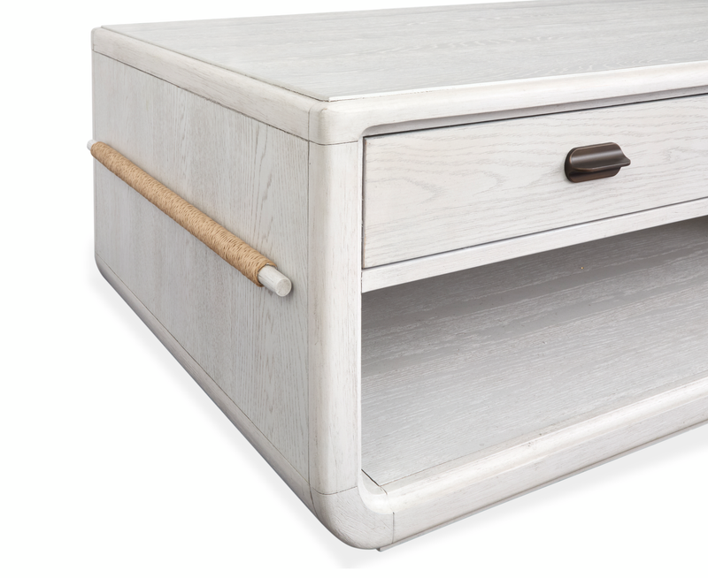 Table à café Holton de 50 po avec rangement - perle 