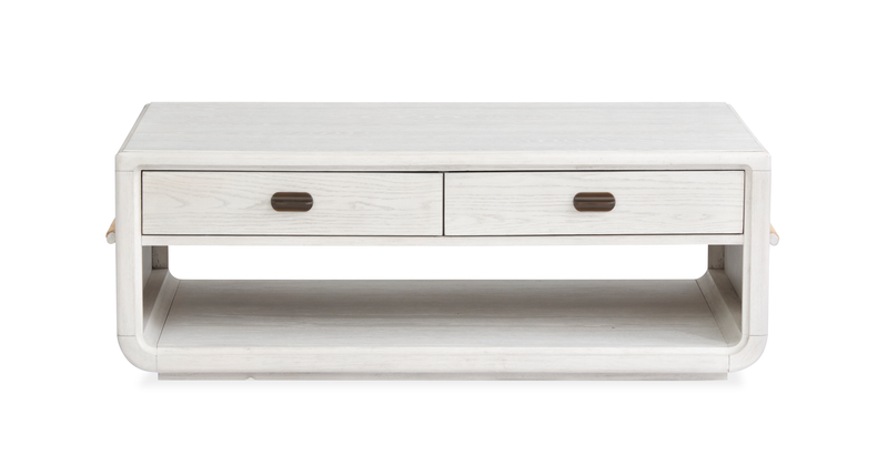 Table à café Holton de 50 po avec rangement - perle 
