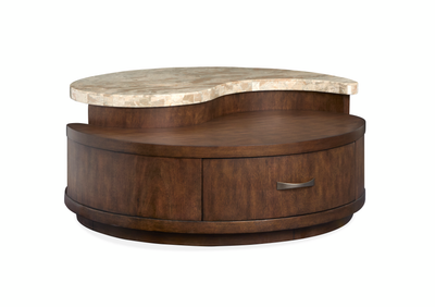 Jenkins 40" Coffee Table with Storage - Burnt Umber | Table à café Jenkins de 40 po avec rangement - terre d’ombre brûlée