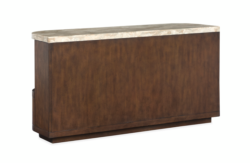 Table de salon Jenkins de 54 po avec rangement - terre d’ombre brûlée 