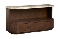  Table de salon Jenkins de 54 po avec rangement - terre d’ombre brûlée