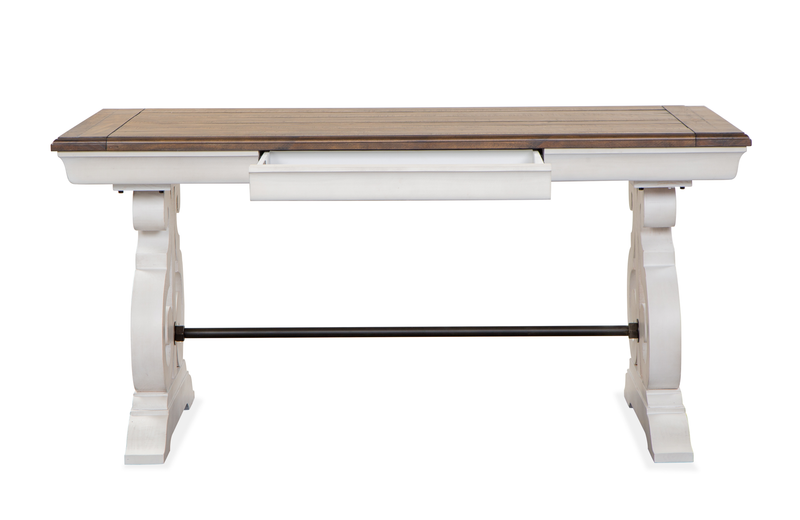 Bureau Milson de 29,88 po avec rangement - albâtre