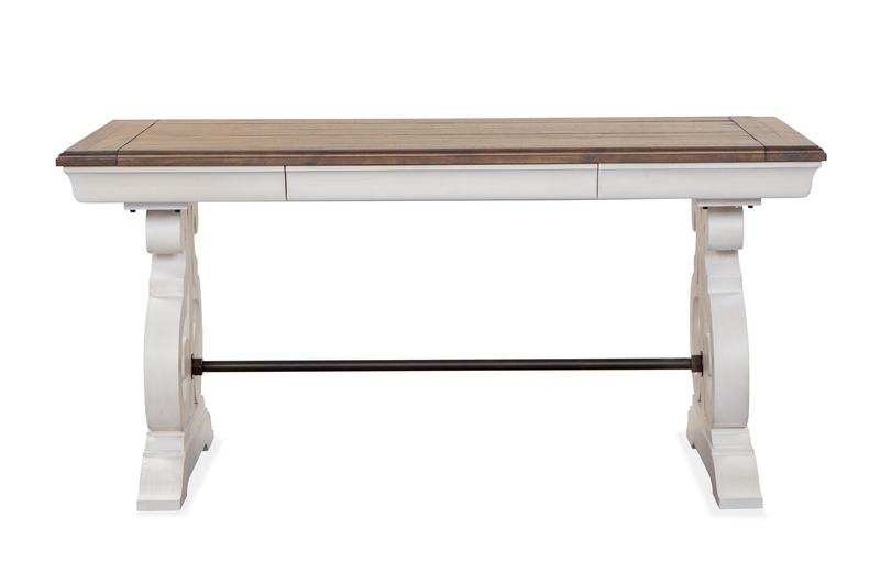 Bureau Milson de 29,88 po avec rangement - albâtre