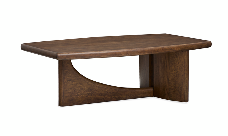 Table à café Parry de 50 po - brun terre de Sienne