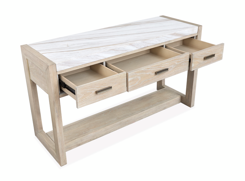 Table de salon Penley de 50 po avec rangement - chamois galerie