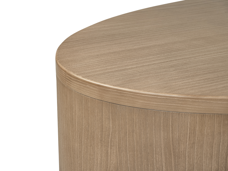 Table à café Poplar de 54 po avec rangement - brun château