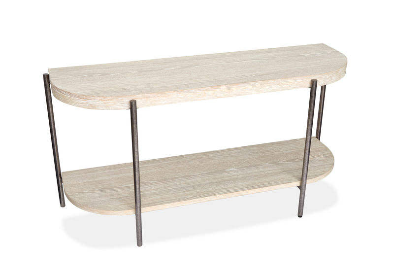 Table de salon Sheriden de 56 po avec rangement - gris Edgecomb