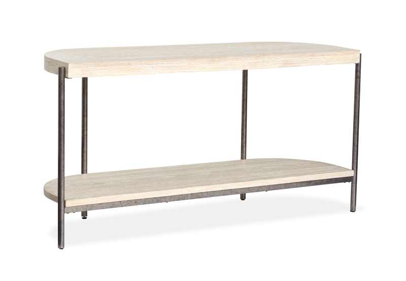 Table de salon Sheriden de 56 po avec rangement - gris Edgecomb